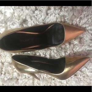 Zara Pointy Gold Heel